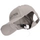 Casquette avec lampe LED B-CAP 25lm, rechargeable, USB, taille universelle, gris