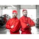 Casquette avec lampe LED B-CAP 25lm, rechargeable, USB, taille universelle, rouge