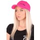 Casquette avec lampe LED B-CAP 25lm, rechargeable, USB, taille universelle, rose