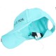 Casquette avec lampe LED B-CAP 25lm, rechargeable, USB, taille universelle, turquoise