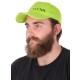 Casquette avec lumière LED B-CAP 25 lm, rechargeable, USB, taille universelle, vert fluorescent