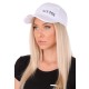 Casquette avec lumière LED B-CAP 25 lm, rechargeable, USB, taille unique, blanche