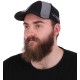 Casquette réfléchissante avec lumière LED B-CAP SAFETY 25 lm, rechargeable, USB, taille universelle,