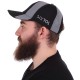 Casquette réfléchissante avec lumière LED B-CAP SAFETY 25 lm, rechargeable, USB, taille universelle,