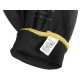 Gants de travail en polyester partiellement enduits de polyuréthane GLOVE PE-PU 11, noirs, taille 11