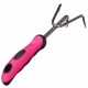 Cultivateur manuel GARDEN PINK ONE, inox, 28cm