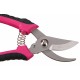 Sécateurs GARDEN PINK ONE, inoxydable, 20 cm