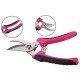 Sécateurs GARDEN PINK ONE, inoxydable, 20 cm