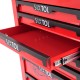 Chariot d'atelier pour outils MECHANIC TROLLEY KEVIN RED, 7 tiroirs