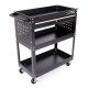 Chariot d'atelier pour outils MECHANIC TROLLEY ROGER DRAWER, 3 étagères + 1 tiroir