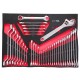 Chariot d'atelier MECHANIC TROLLEY KEVIN 274, 7 tiroirs, 274 pièces d'outils