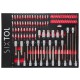 Servante d'atelier pour outils MECHANIC TROLLEY KEVIN 326, 7 tiroirs, 326 pièces d'outils