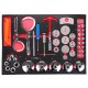 Servante d'atelier pour outils MECHANIC TROLLEY KEVIN 326, 7 tiroirs, 326 pièces d'outils