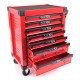 Chariot d'atelier MECHANIC TROLLEY KEVIN RED 326, 7 tiroirs, 326 pièces d'outillage