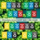 Sac pour déchets triés SORT EASY PLASTIK DE, 30 x 30 x 40 cm, 36 l