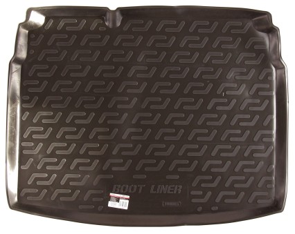 Tapis de coffre en caoutchouc pour Volkswagen Golf VI Hatchback (A6 5K) (3/5-portes) (08-13)