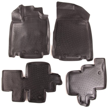 Tapis en caoutchouc Nissan Pathfinder IV (R52) (12-)  (3D)
