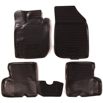 Tapis en caoutchouc 3D RENAULT Duster 2WD, 2011-2015