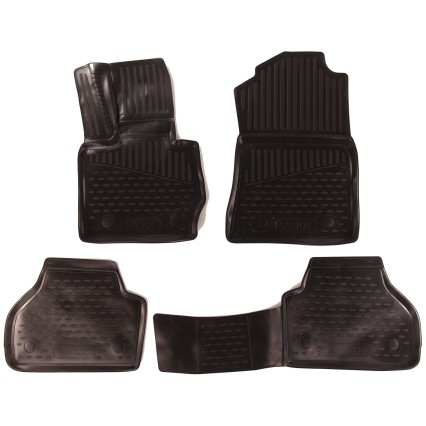 Tapis de sol 3D en caoutchouc pour BMW X4 (F26), SUV, 2014-2017, Europe