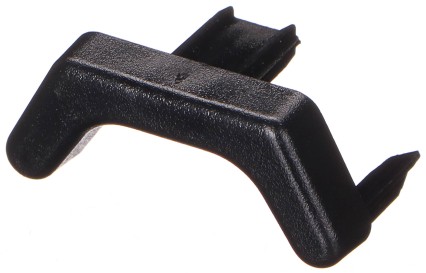 Embout en plastique pour glissière du porte-vélos BIKE 2 / 3 / 4, noir - pièce de rechange