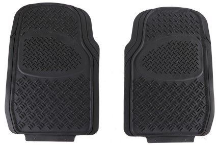Tapis de voiture en caoutchouc universels CAR MAT UNI SET 1, avant, 2 pièces