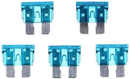 Jeu de fusibles à lame pour automobile, 15 A, 100 pièces