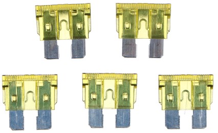 Kit de fusibles automobiles à lame MECHANIC FUSE SET 20A, 100 pièces