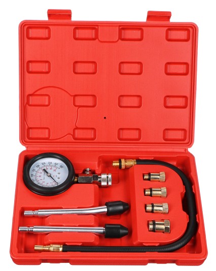 Kit de test de compression pour moteurs à essence MECHANIC ENGINE TESTER 8, 0-20 bar, 8 pièces