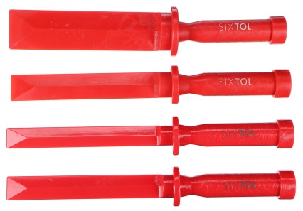 Racloirs en plastique pour le retrait des poids collés MECHANIC WEIGHT REMOVAL 4, 4 pièces