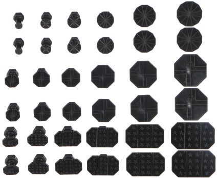 Kit d'embouts pour réparation de carrosserie CAR BODY REPAIR SET 40