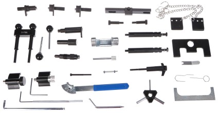 Outil de calage moteur diesel/essence MECHANIC ENGINE TIMING 34, VAG TDI, 34 pièces