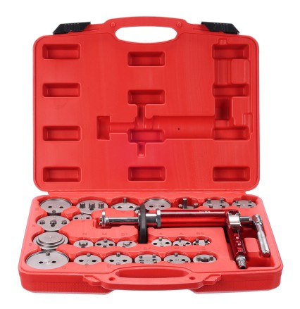 Poussoir pneumatique pour pistons de frein MECHANIC BRAKE SET PNEU 23, kit 23 pièces