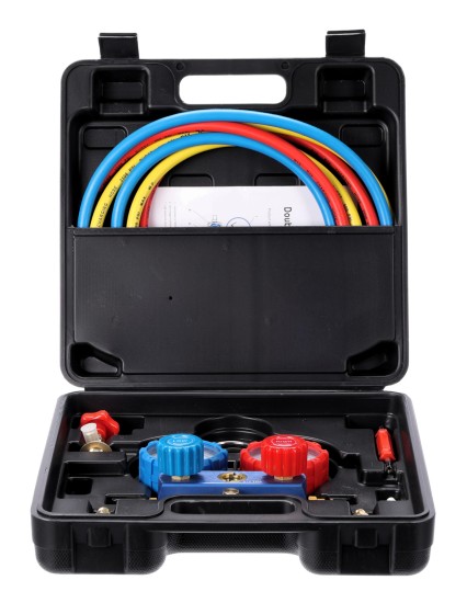 Kit de mesure de pression et d'étanchéité pour climatisation automobile MECHANIC AC TESTER 1