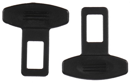 Fiche/bouchon pour ceinture de sécurité de voiture CAR BELT BUCKLE, 2 pcs