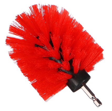 Brosse ronde pour perceuse pour nettoyage de voiture CAR DETAILING DRILL BRUSH ONE MEDIUM, semi-dure