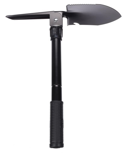 Pelle pliante avec pioche CAR SHOVEL 1, dans un étui