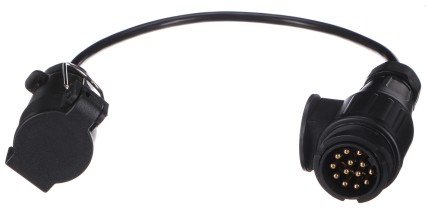 Adaptateur de prise d'attelage TRAILER CABLE 2, 13-7 broches, 50 cm