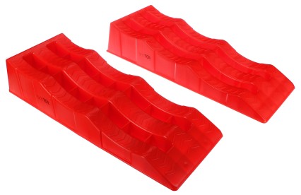Rampes d'accès pour voiture MECHANIC CAR RAMP 5T, 2 pièces, rouge