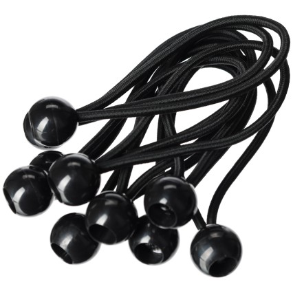 Set d'élastiques de fixation avec bille CARGO CORD SET 3, 15 cm, 10 pcs