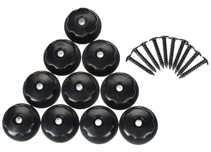 Jeu de crochets avec vis pour fixer filet/bâche à la remorque TRAILER HOOK SET 3, 10 pièces