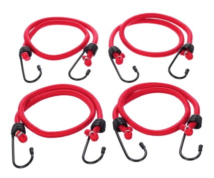 Sangles élastiques/tendeurs CARGO CORD BASIC 60, 60 cm, 4 pièces