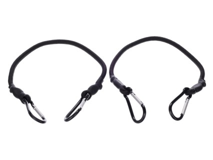 Sangles élastiques/cordons CARGO CORD CARABINER 50, 50 cm, 2 pcs