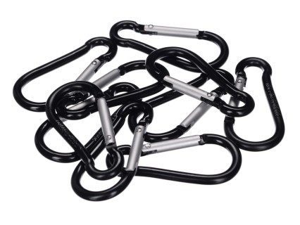 Mousquetons pour sangles/élastiques CARGO CORD, 10 pcs - pièce de rechange