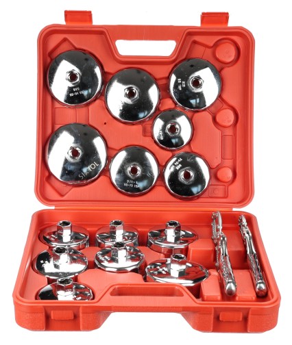 Jeu de clés-coupelles pour filtres à huile MECHANIC OIL WRENCH 16, 16 pièces