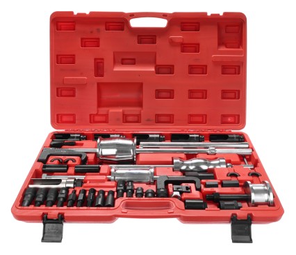 Kit d'extraction d'injecteurs avec marteau à inertie MECHANIC PULLER SET 2, 40 pièces