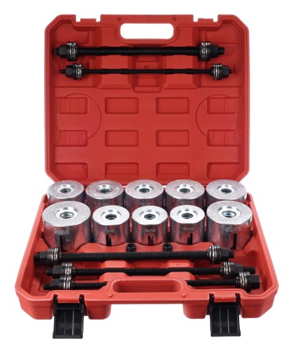 Kit de pressage et d'extraction de roulements et de bagues MECHANIC PULLER SET 3, 27 pièces