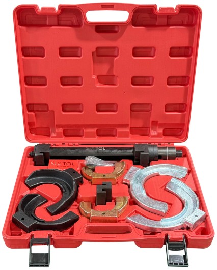 Kit compresseur de ressorts d'amortisseurs avec fourches interchangeables MECHANIC SPRING SET 5