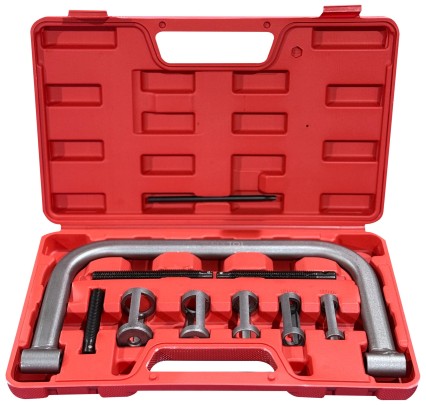 Kit de compresseur pour montage et démontage de soupapes MECHANIC SPRING SET 6, 10 pièces