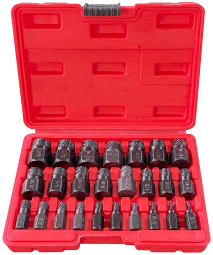 Ensemble d'extracteurs pour vis et écrous endommagés MECHANIC NUT REMOVER 2, 25 pièces