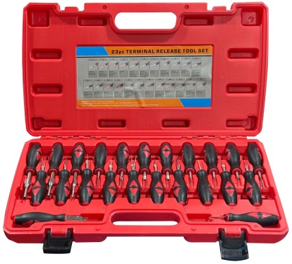 Ensemble d'extracteurs de broches et de connecteurs MECHANIC TERMINAL PIN SET 1, 23 pièces